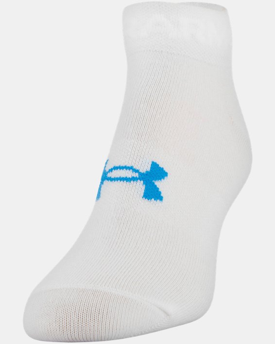 Women's UA Essential Low Cut Socks - 6-Pack, White, pdpMainDesktop image number 2